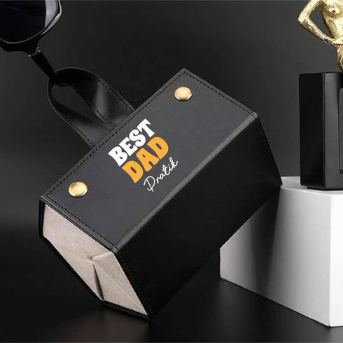 Personalized 5 Slot Eye Glass Storage Travel Case